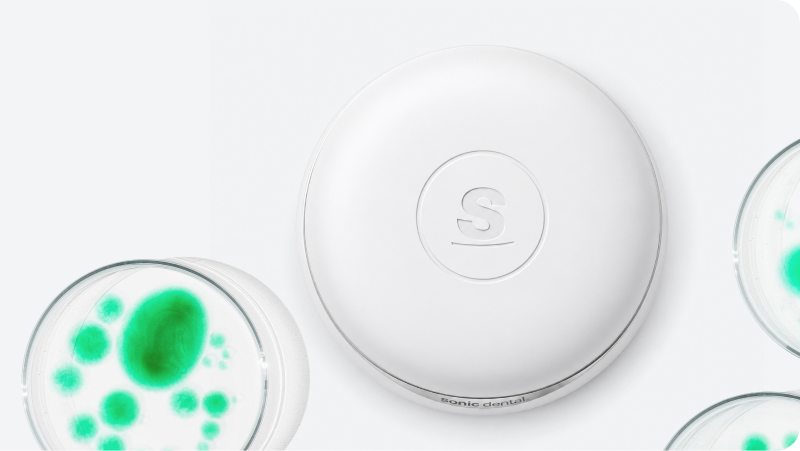 Sonic Dental-Reiniger mit Labor-Petrischalen